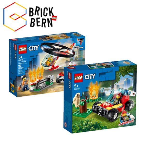 PAKET BUNDLING  Lego City Fire - 60247 60248