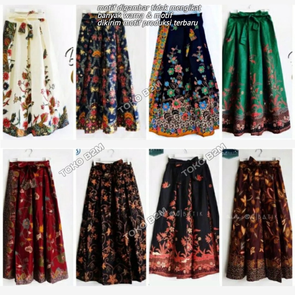 Rok Batik Jumbo - batik skirt - Rok wanita - Big size Skirt - Rok Cargo