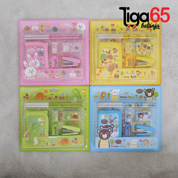 365 STATIONERY SET #40989 Buku &amp; Alat Tulis Anak / Karakter Fancy Gambar Lucu