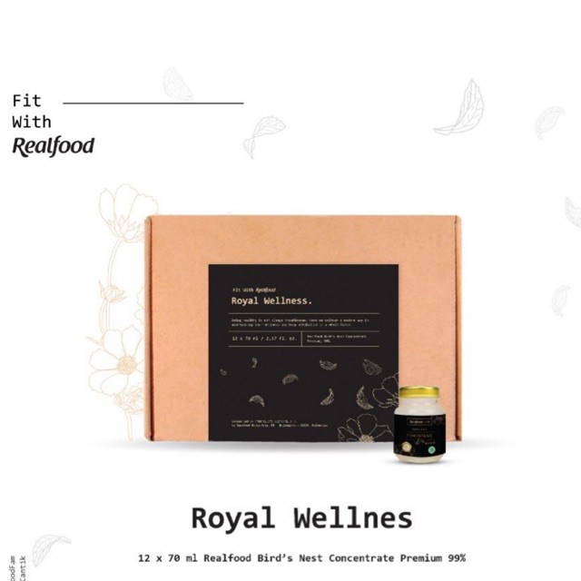 

Realfood Royal Wellness (minuman sarang burung walet)