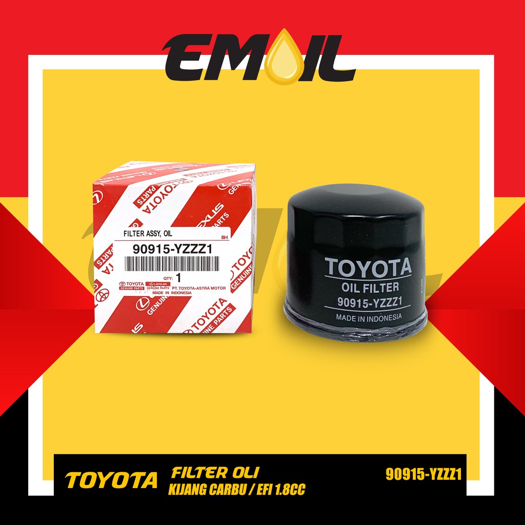 ORI FILTER OLI KIJANG CARBU / EFI 1.8 90915-YZZZ1
