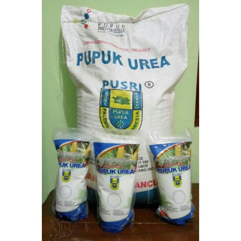Pupuk Urea PUSRI kemasan 1 Kg (Repack)