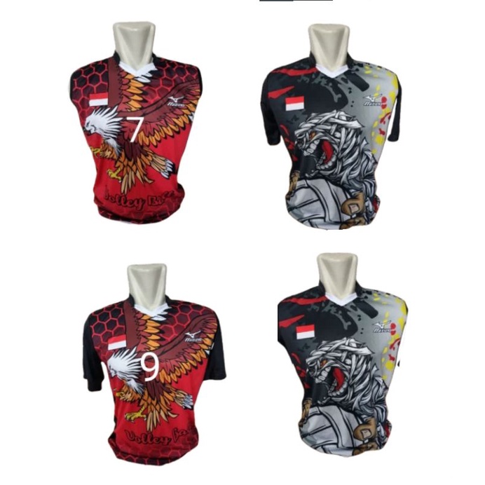 COD setelan kaos voli Jersey voli printing kaos voli proliga
