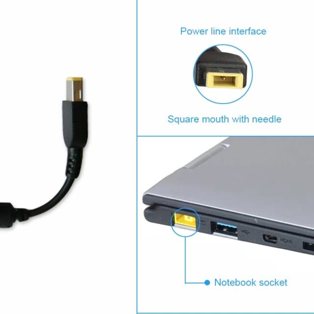 Charger Adaptor Original Lenovo ThinkPad Edge S540 Flex 3-1535 Flex 3-1570 Flex 3431 -11 30 Flex 3-1435 20V 4.5A 90W USB