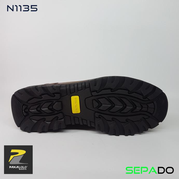 Cantik Sepatu Boots Kulit Pakalolo (N1135)(Tan) - 39 Hemat