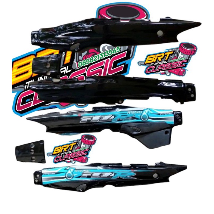 Cover body samping fiz r petronas set kanan kiri bonus striping full body