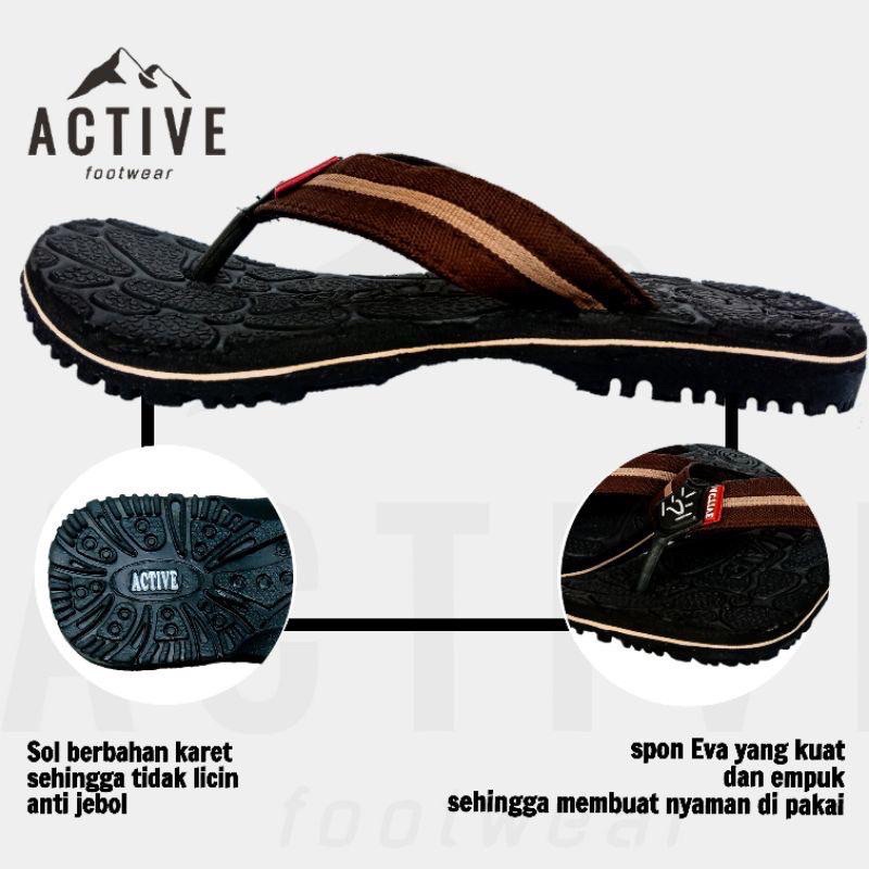 SANDAL GUNUNG ACTIVE OUTDOOR SENDAL JAPIT PRIA WANITA CASUAL HIKING