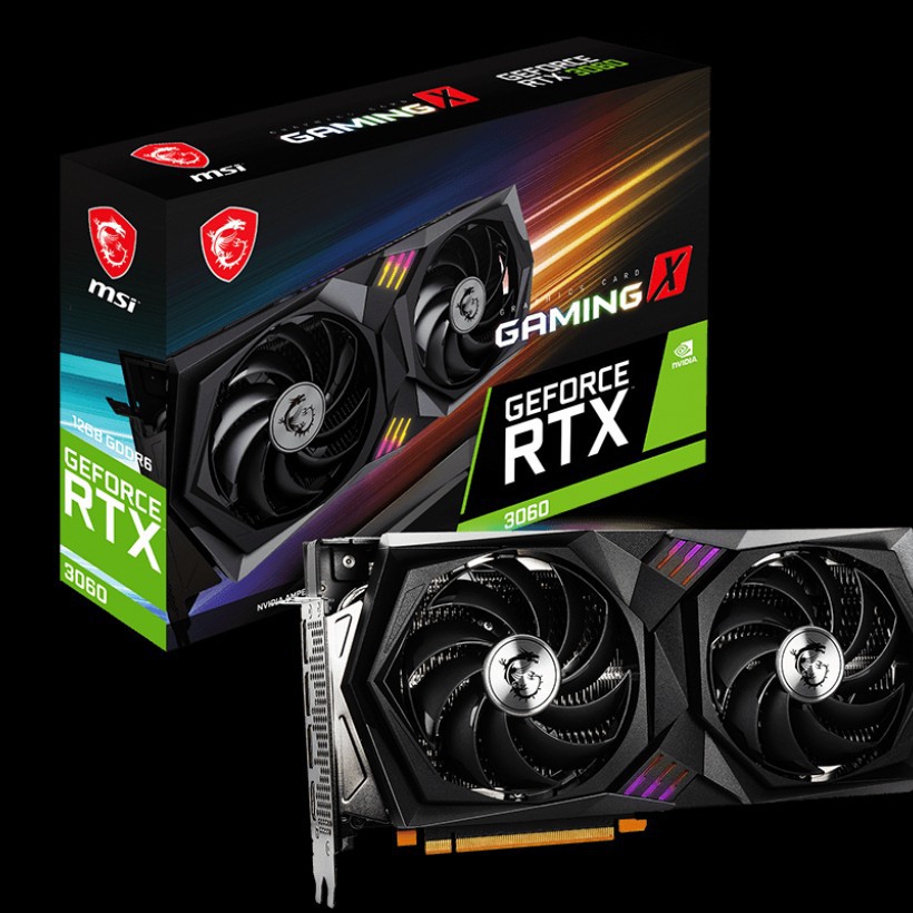 VGA CARD MSI RTX 3060 GAMING X 12GB