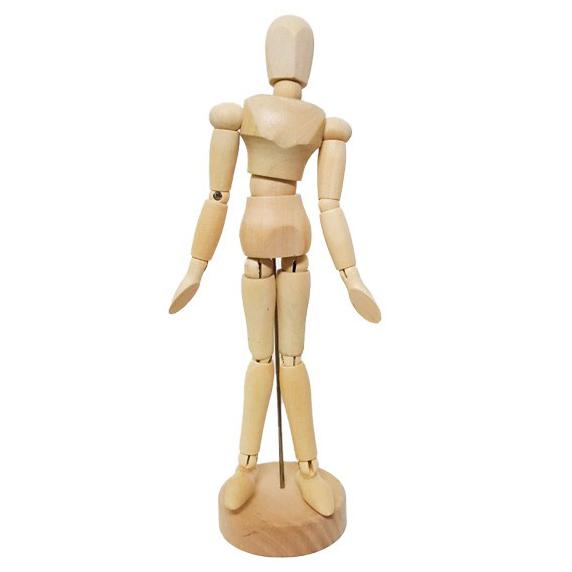 

Ready Stock] Manekin Kayu 20Cm (Female) - Wooden Mannequin