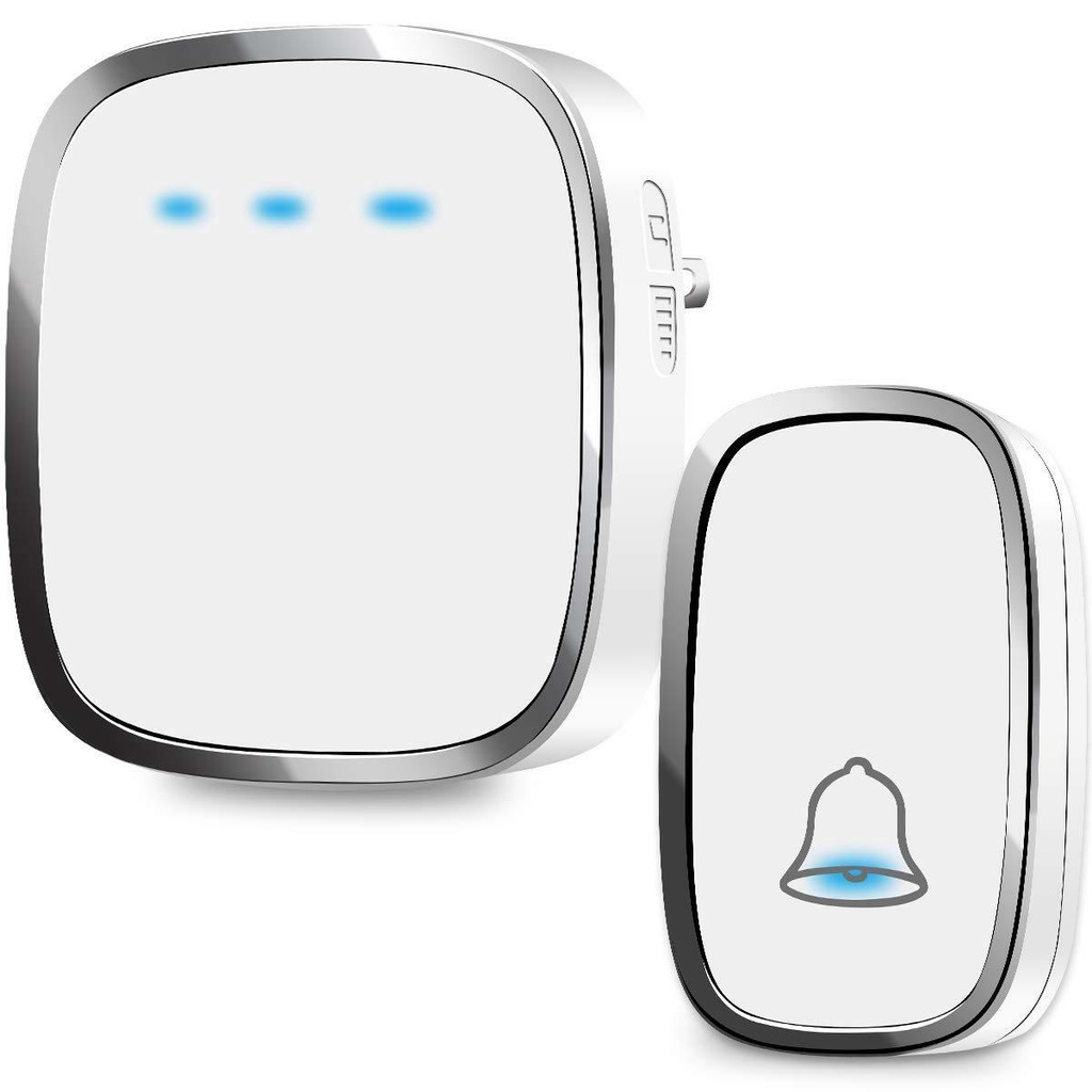 [COD] Wireless Door Bell IP44 Waterproof Bel Rumah Tanpa Kabel Anti Air Kuat dengan Suara Super Nyaring dan Sinyal Kuat