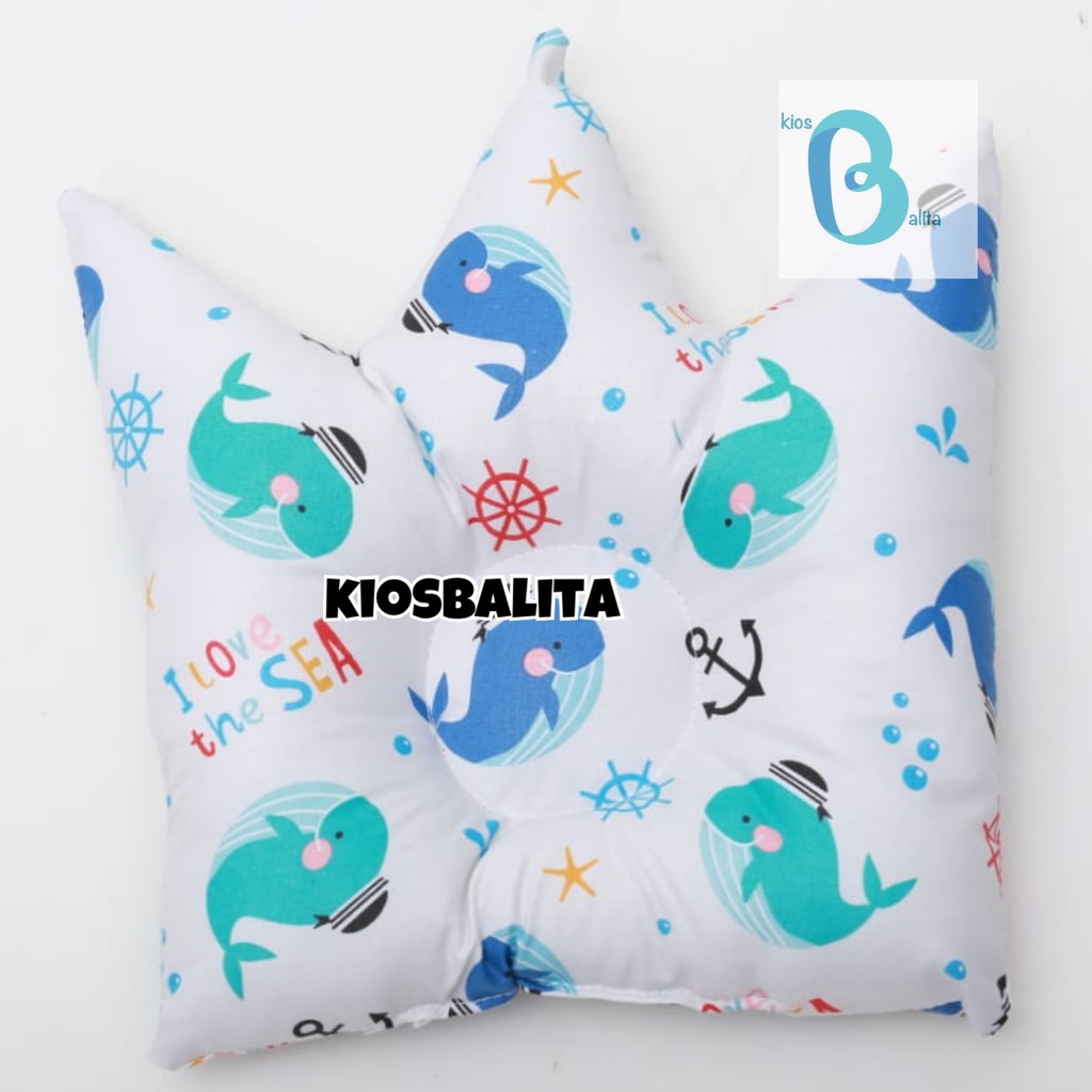 BANTAL PEYANG / BANTAL TIDUR BAYI / CROWN PILLOW / BABY PILLOW