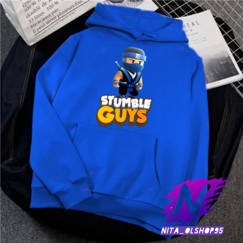 Hoodie anak stumbel guys ninja langka