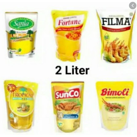 Aneka minyak goreng 2 liter pouch