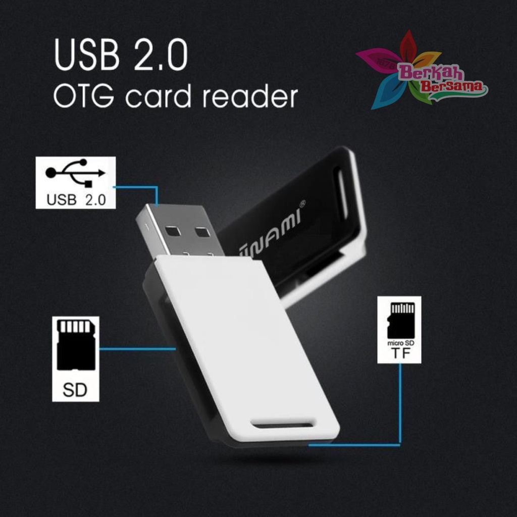 Card reader DIINAMI sd card &amp; Micro sd card high speed fast translit data usb 2.0 all in one for smartphone &amp; tablets BB6065