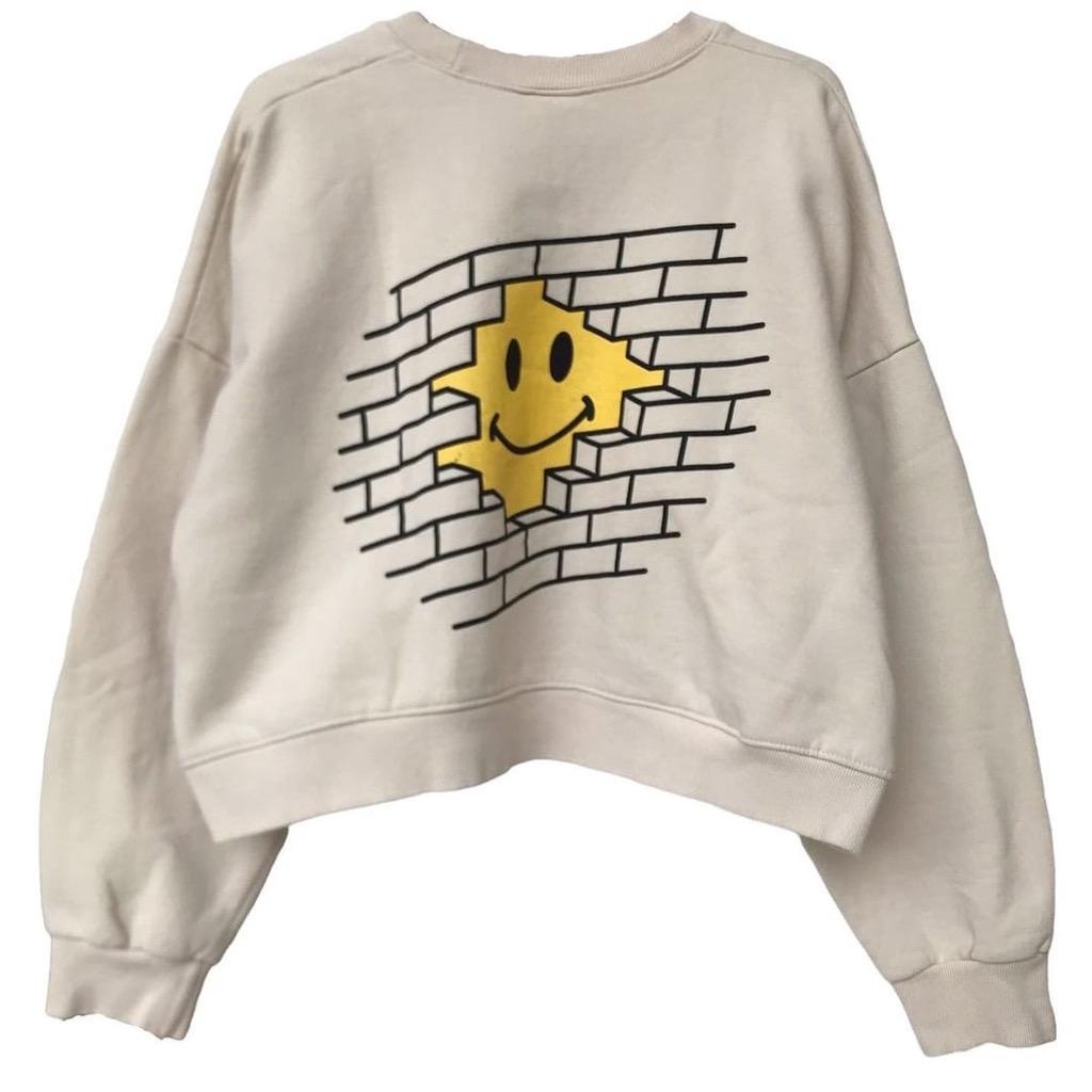 [COD] Sweater Wanita Crope 2 Side Wall