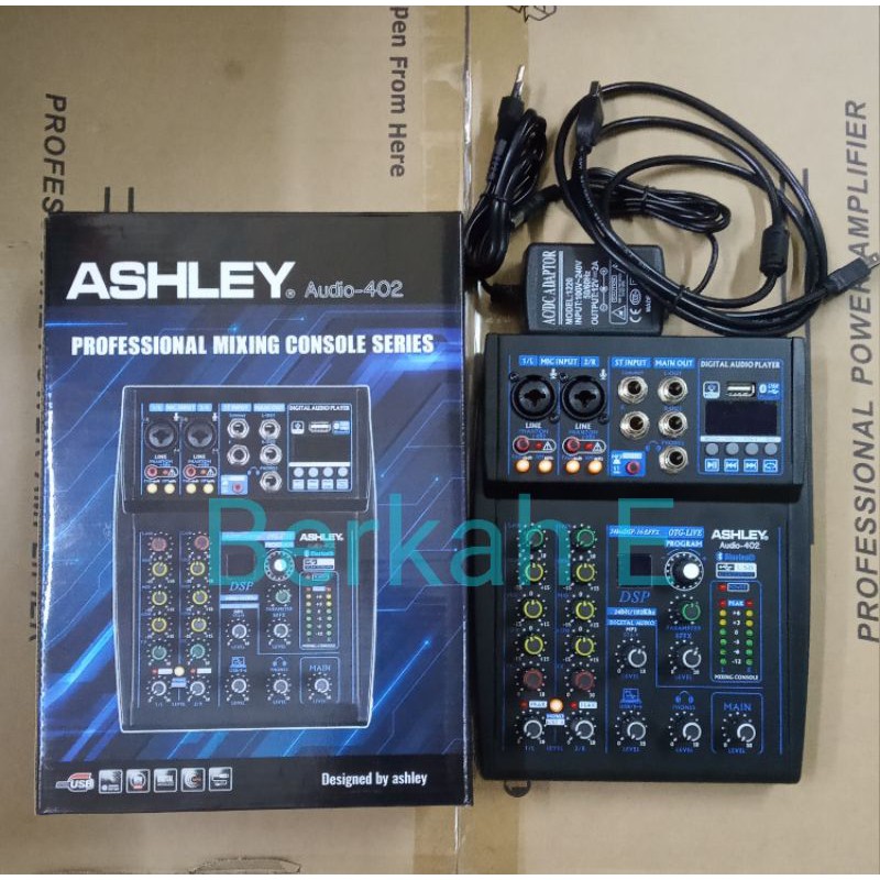 Mixer Audio Ashley Audio-402 USB Bluetooth 4 channel