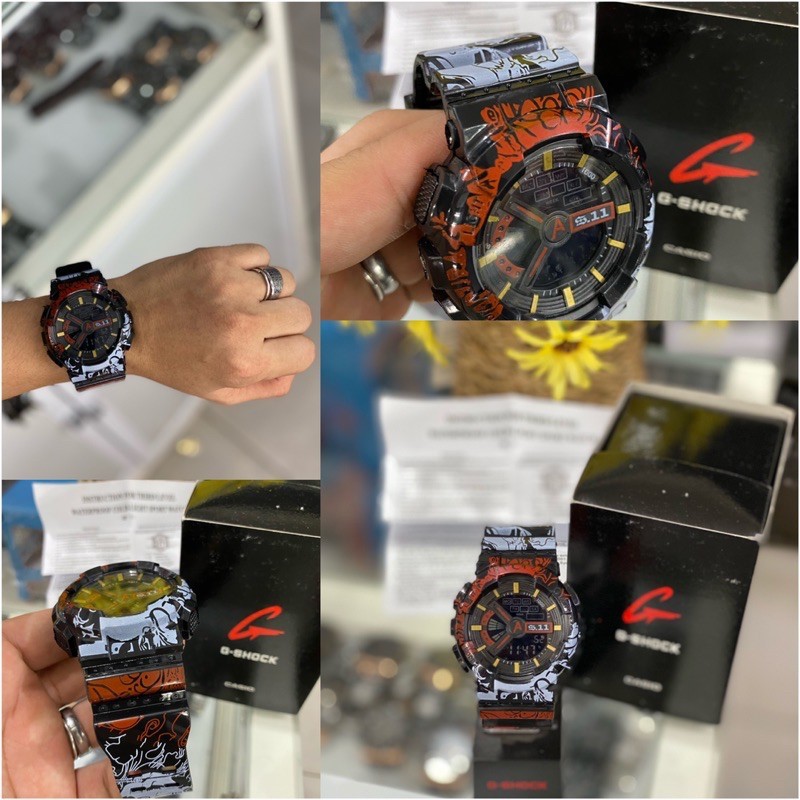 Jam Tangan Gshock G Shock Casio Pria Dragon Ball dan One Piece Water Resisten Tahan Air Anti Air