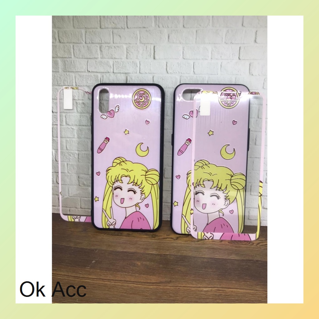 BARU CASE BONUS TG Kaca karakter Oppo A31 2020 A33/A53 2020 A37/Neo 9 A3S/C1 A52/A72/A92 A5S/A7/A12/A11K/realme 2 pro/U1/U2 C17/7i C12 C15 Samsung J2 Prime Vivo Y11/Y12/Y15/Y17 Y91/Y93/Y95 Y91C Xiaomi Redmi 3 3S 5A 8A 9C HCTG 19