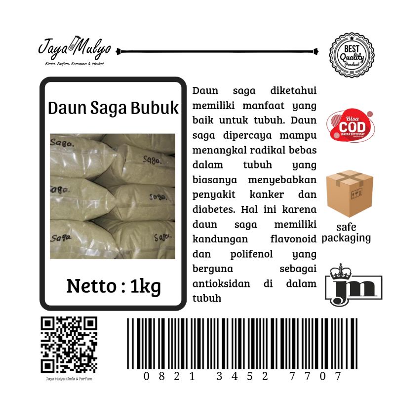 

Daun Saga Bubuk (1kg)