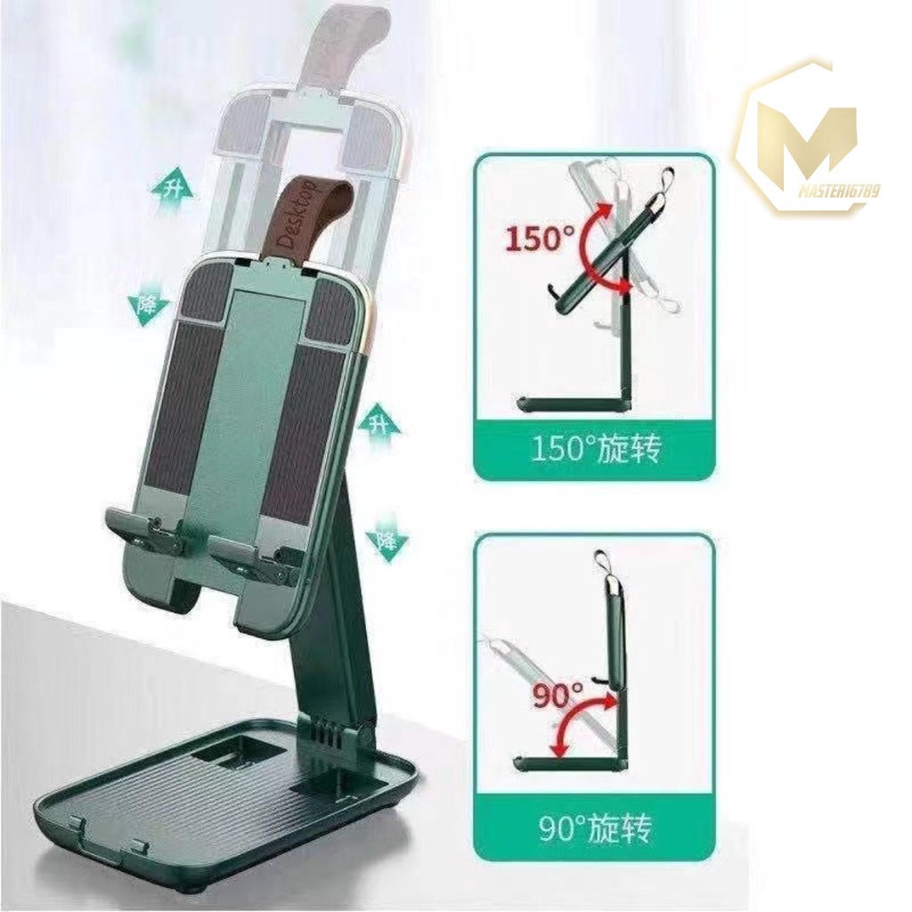 Hd1 iPad phone Holder meja HP iPad TAB Samsung dudukan hp stand phone Holder lipat universal zoom multi fungsi MA2337