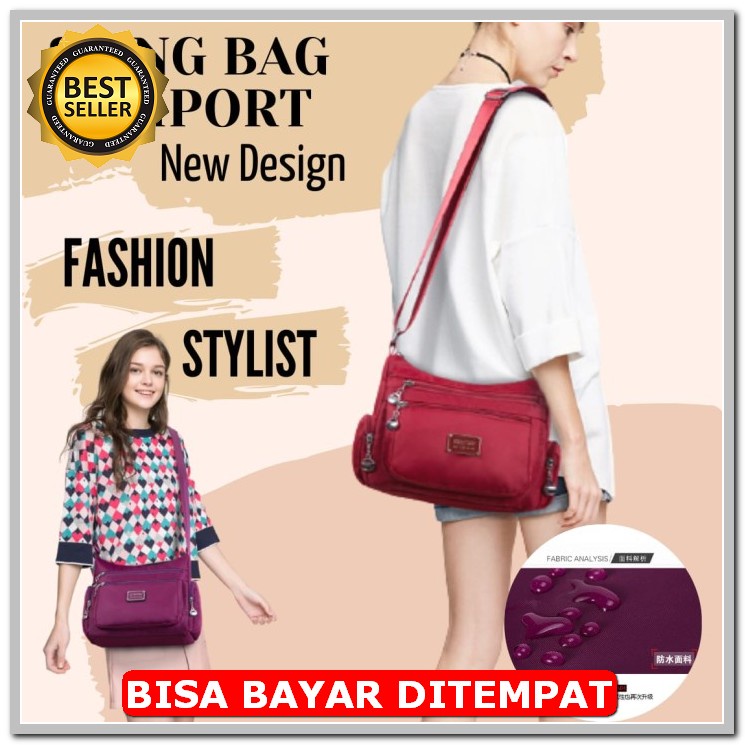 Tas Fashion Selempang Slempang Slingbag Rantai Wanita Import Kore XL647 Tas Selempang / Tas Slempa