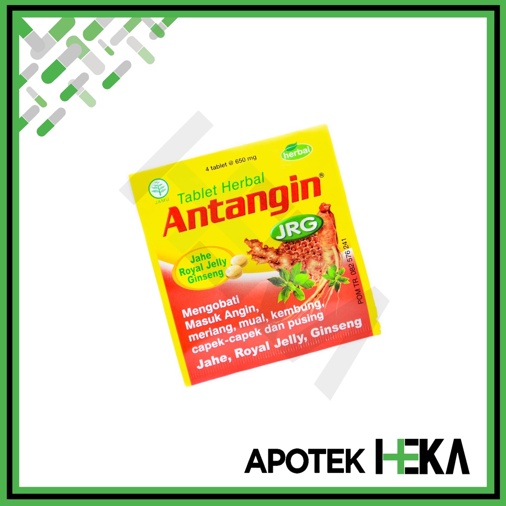 Antangin JRG Tablet Herbal + Jahe Merah Strip isi 4 Tablet (SEMARANG)