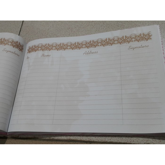 BUKU TAMU / GUEST BOOK KENKO UKURAN FOLIO BT 3224