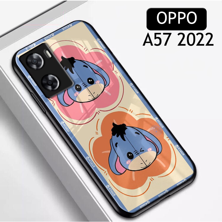(SC85) Softcase Glass Kaca A57 2022 - Kesing Hp - Softcase Glass Hp  A57 2022 - Softcase Kaca A57 20