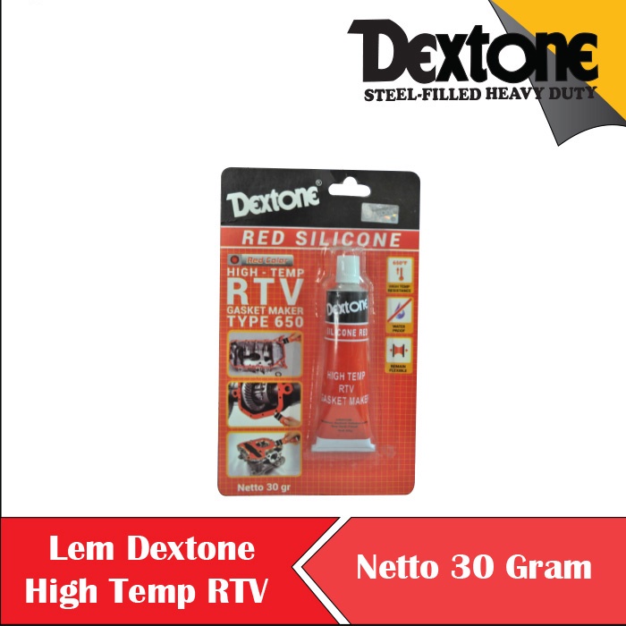 

Lem Silikon Merah Dextone Red Silicon Untuk Mesin 30 Gr