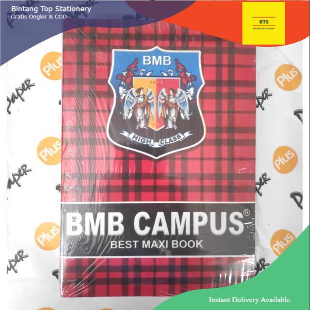 

[BTS] Buku Tulis BMB Campus BESAR 50 Lembar (10 BUKU)