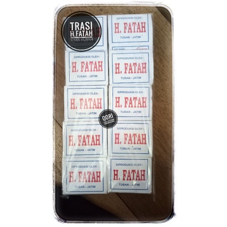 

Trasi udang khas Tuban cap H.fatah