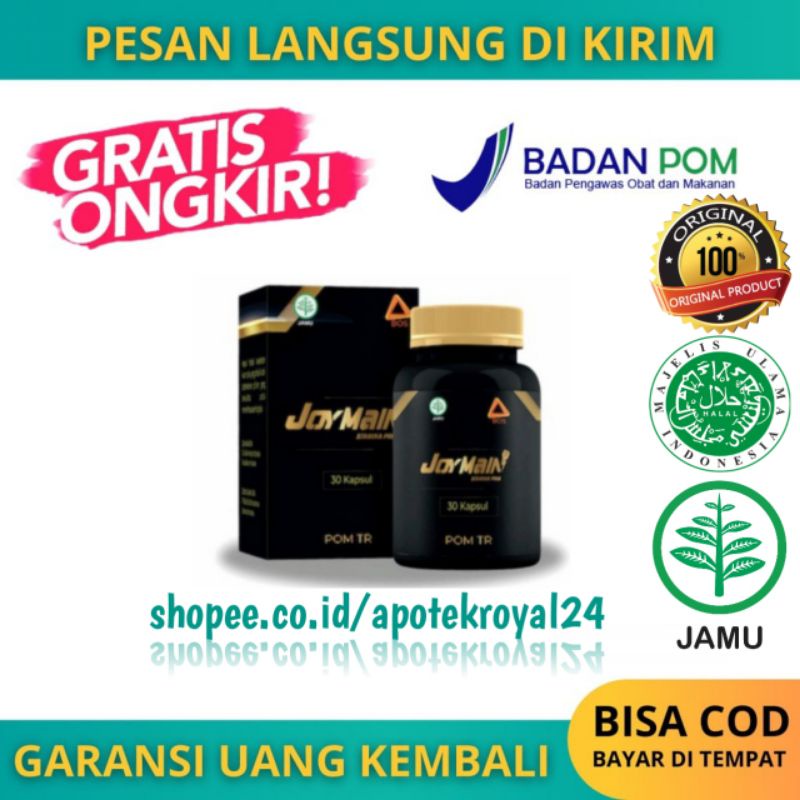 JoyMain Herbal Bee 1 Botol 30 Capsul 100% ORIGINAL asli