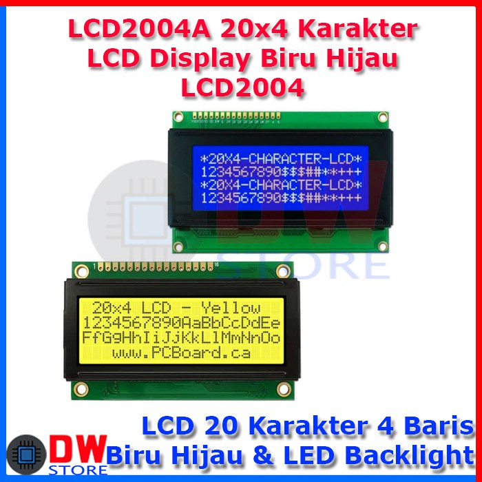 LCD2004 LCD 2004 4x20 20x4 20*4 20 x 4 20 * 4 2004 Display LCD2004A