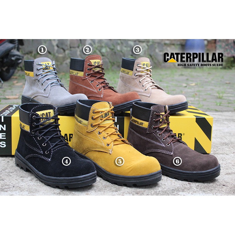 BEST SELLER Sepatu Pria Caterpillar Safety Boots 