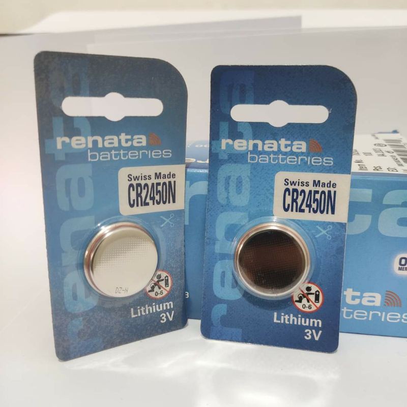 Jual ORIGINAL RENATA CR-2450N CR 2450 3V LITHIUM BATTERY BATERE BATREI ...