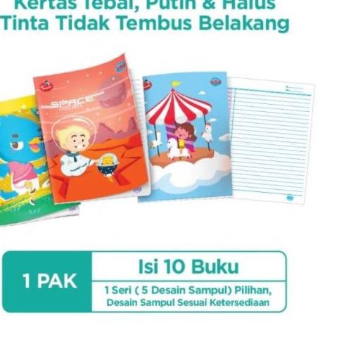 

스 BUKU TULIS SIDU 38 LBR / BUKU SEKOLAH PACK- 10PCS Update