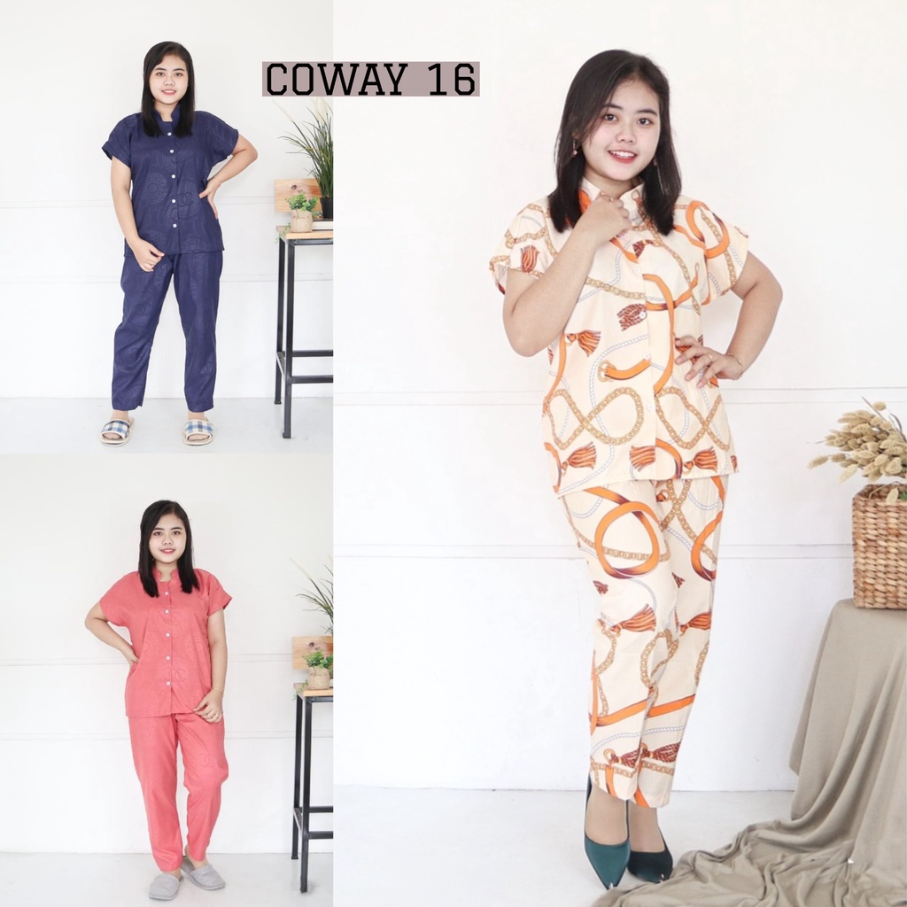 IZANY Piyama / One Set Coway Size 16 Embos