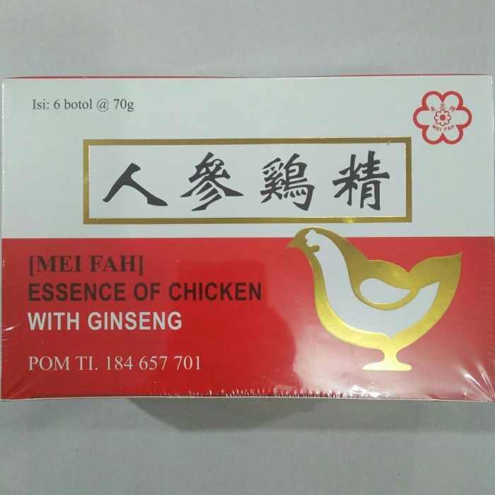 

Saripati Ayam / Essence of Chicken with Ginseng - Mei Fah Brand (BERKUALITAS)