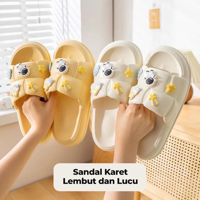 Mainland Sandal Slop Kamar Mandi Korean Fashion Sandal Rumah Character HSN106