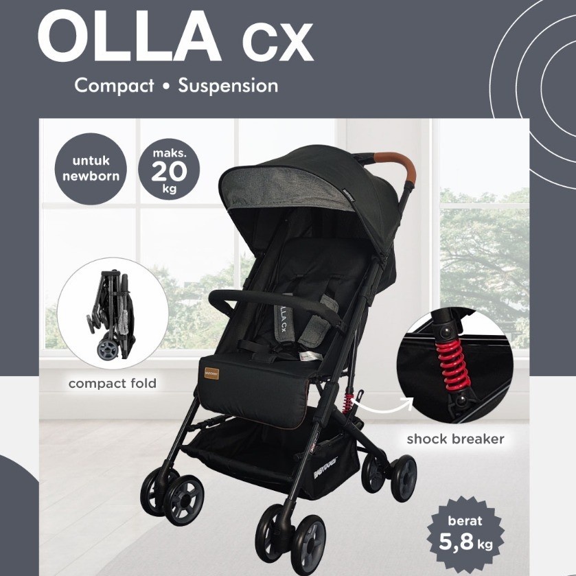 Stroller Cabin Babydoes Olla CX / Kereta Bayi / Cabin size