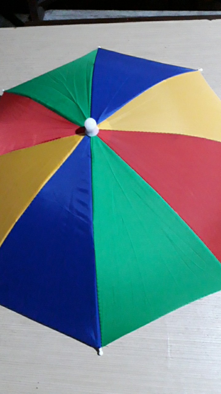 Topi Model Payung / Umbrella Hat Untuk Mancing ,golf, Outdoor