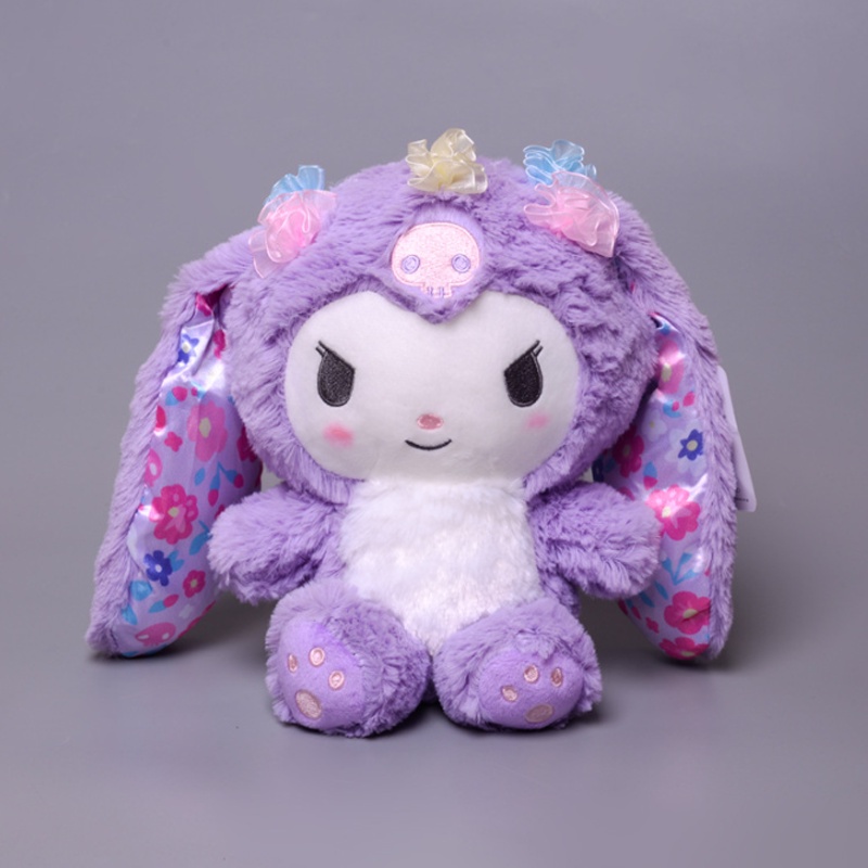 Mainan 10cm/20cm Sanrio Plush Toy My Melody Kuromi Cinnamoroll Plush Toy Keychain Pendant Decor