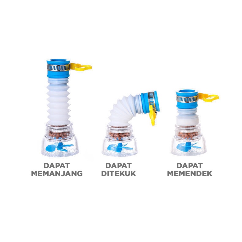 Sambungan Kran Air | Saringan Kran Air | Sambungan Kran Air FLEXIBLE Filter Air Anti Splash