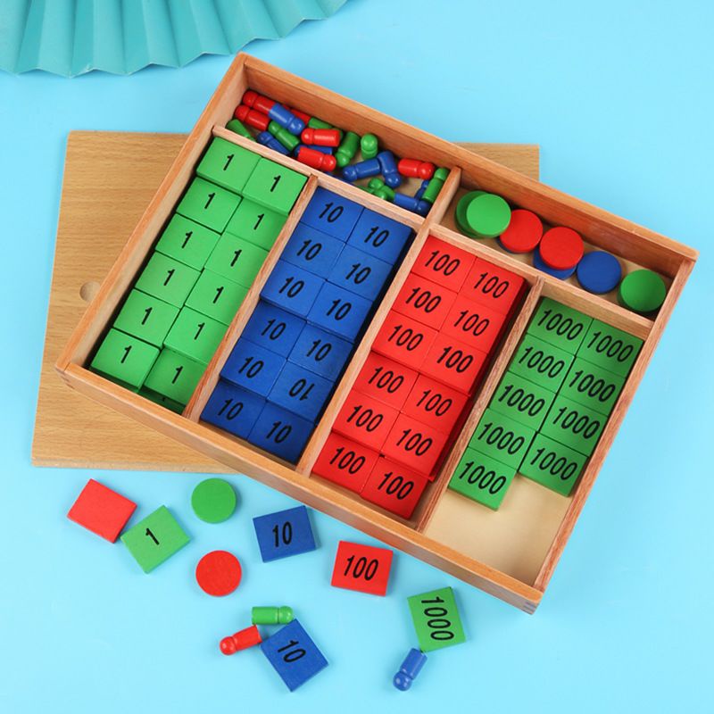 Subarashi - Mainan Montessori Kayu APE Stamp Game