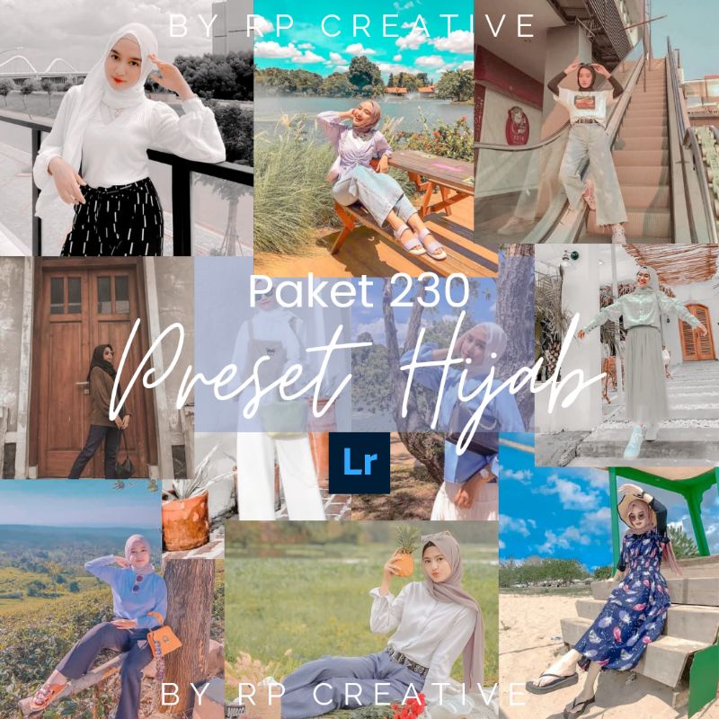 Paket 230 Hijab dan Selebgram Preset Lightroom Untuk Android dan Ios