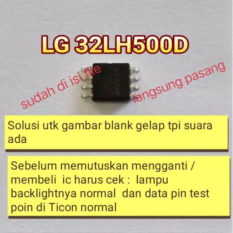ic memory eprom tv LG 32LH500D