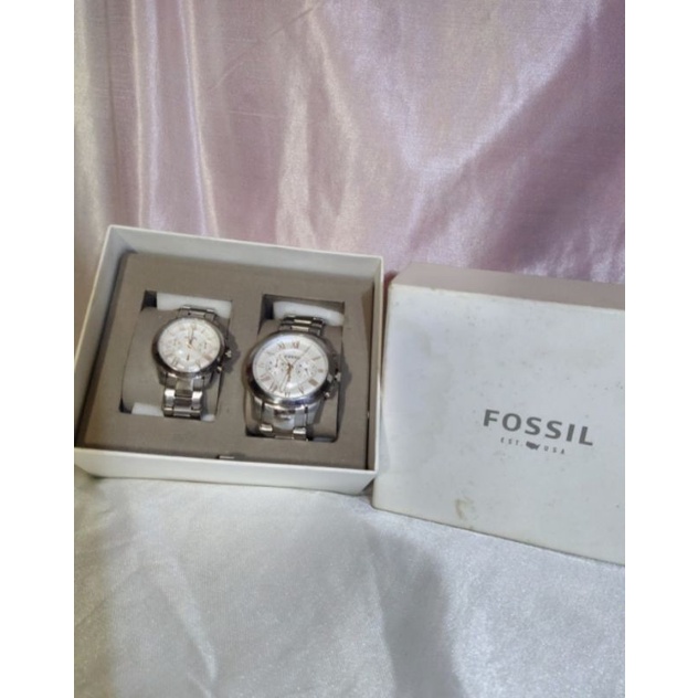 Jam Tangan Couple Fossil