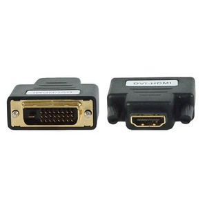 Adapter DVI 24+1 male to HDMI female Gold