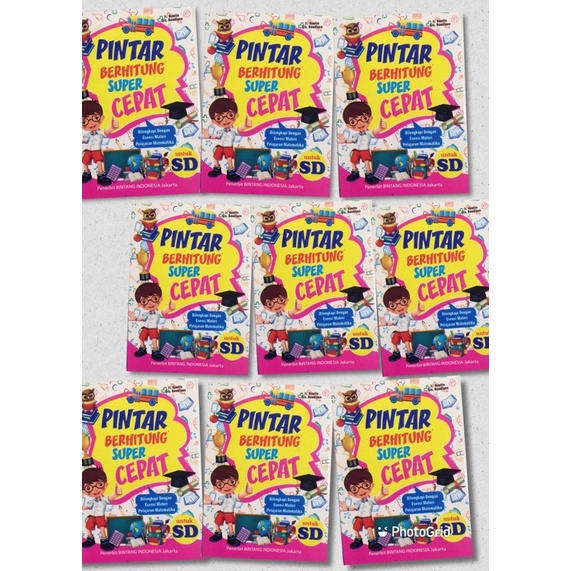 BUKU ANAK PINTAR BERHITUNG SUPER CEPAT UNTUK SD