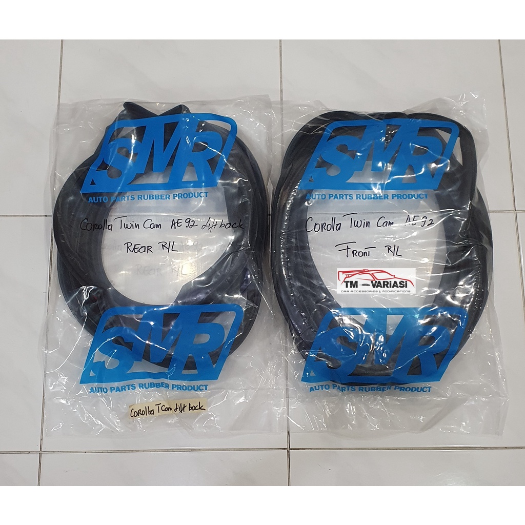 Karet Pintu Toyota Corolla Twincam Liftback AE 92 Tahun 1987 - 1991